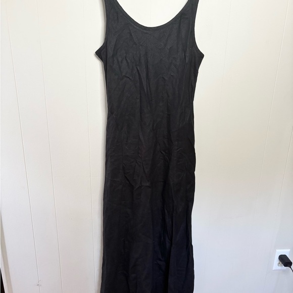 J Crew black ribbed knit mixy dress midi size XXS new - Picture 7 of 7